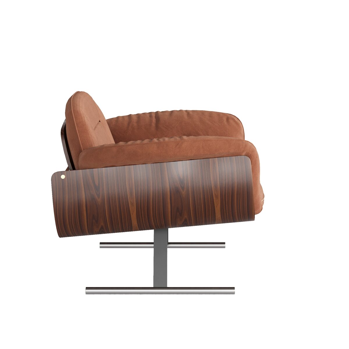 POLTRONA PRESIDENCIAL LOUNGE - JORGE ZALSZUPIN - MODELO 3D - Imagem 3