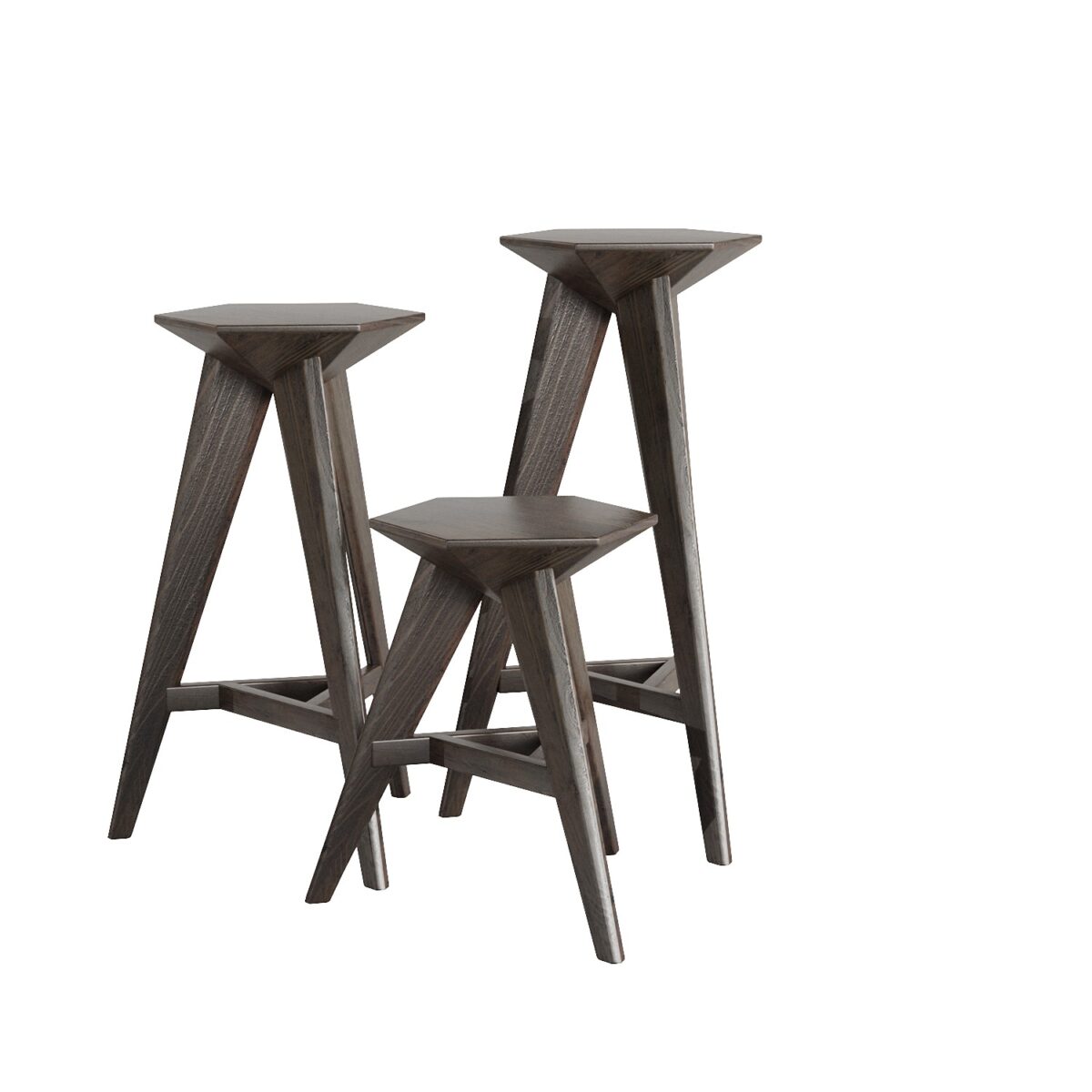 BANQUETAS_PRISMA_CASA ATICA_MODELO 3D