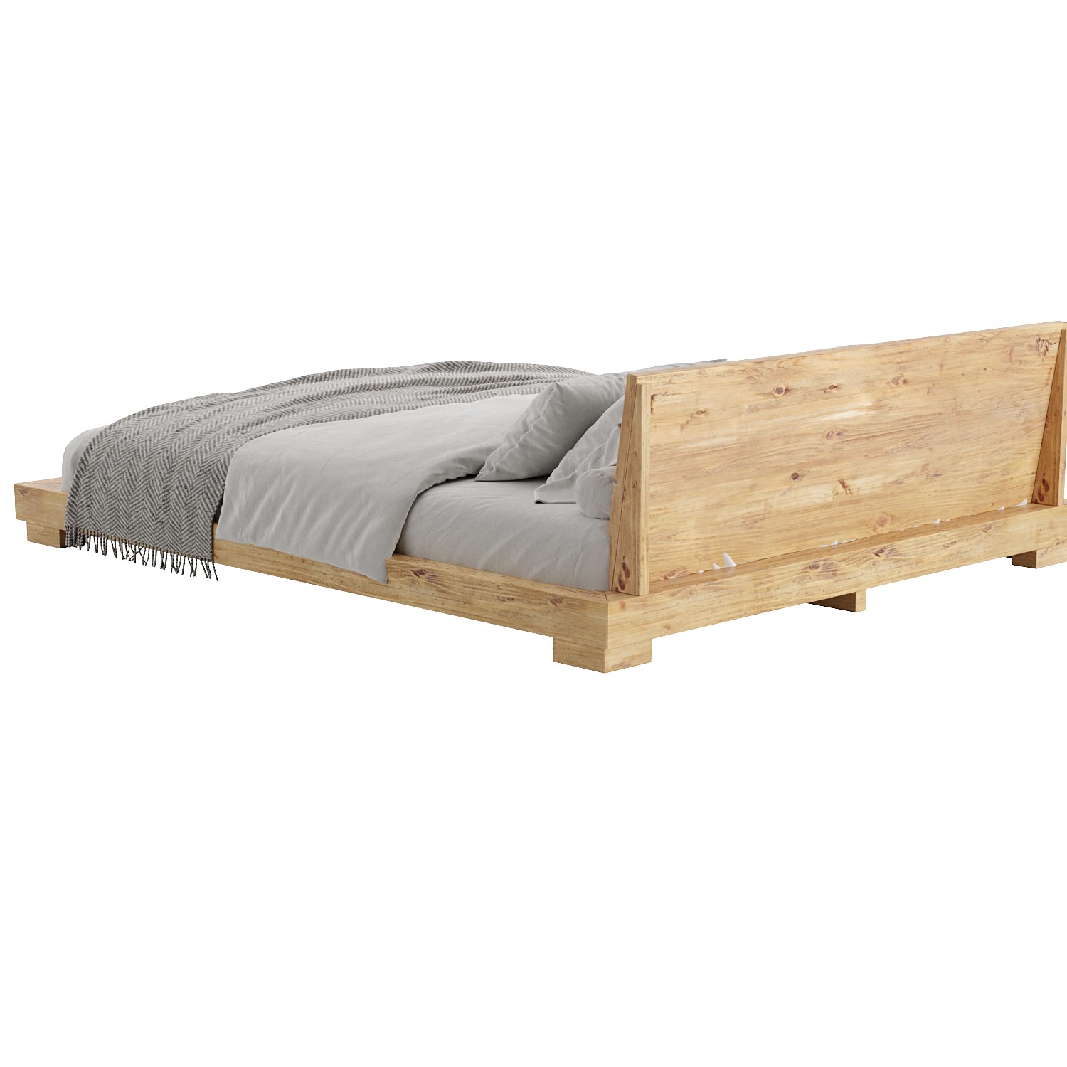 CAMA_SOLIDA_CASA ATICA_CASAL_MODELO 3D - Imagem 4